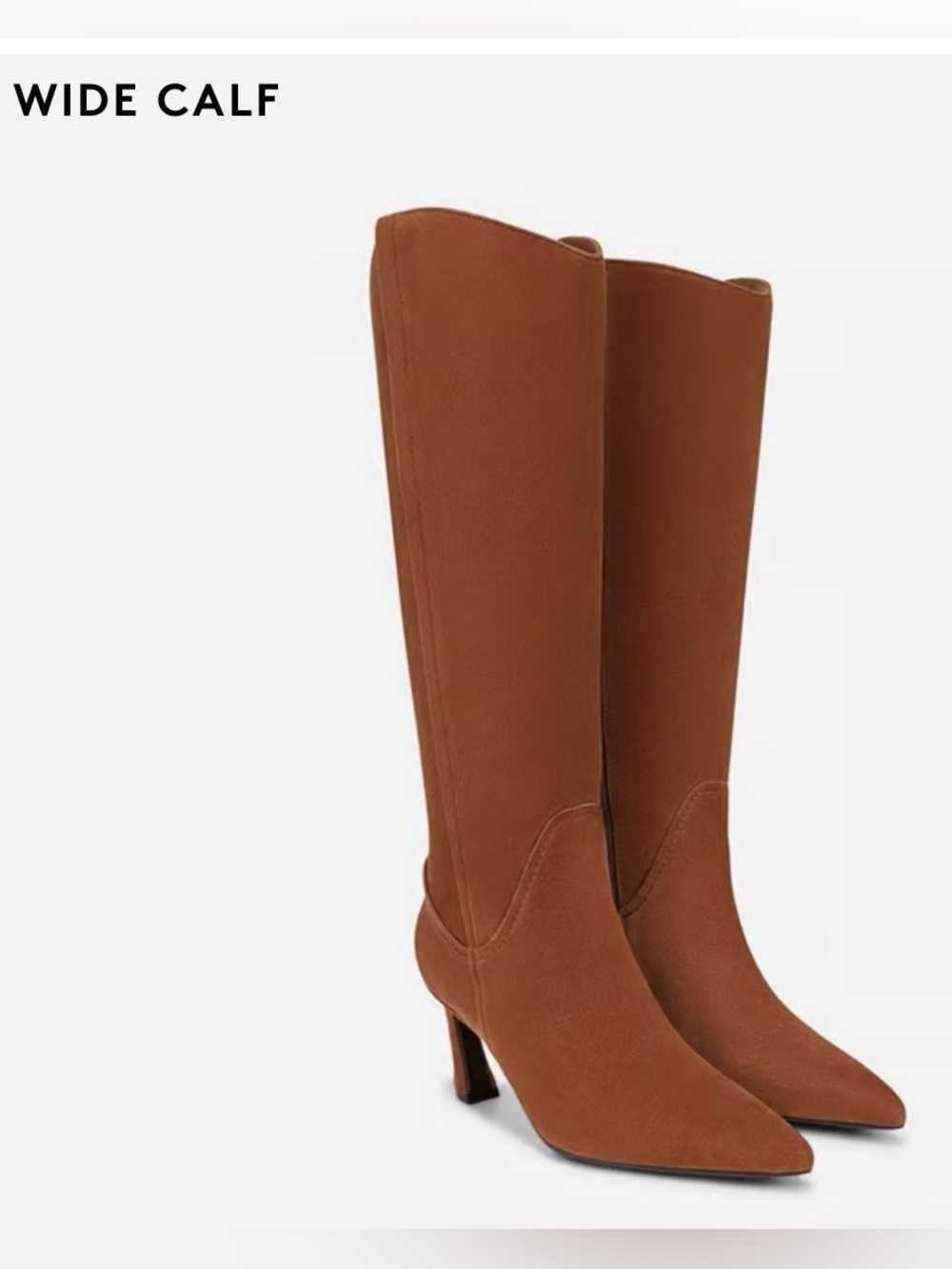 Naturalizer Emily tall boot, chestnut, 9, wide calf - Picture 3 of 7